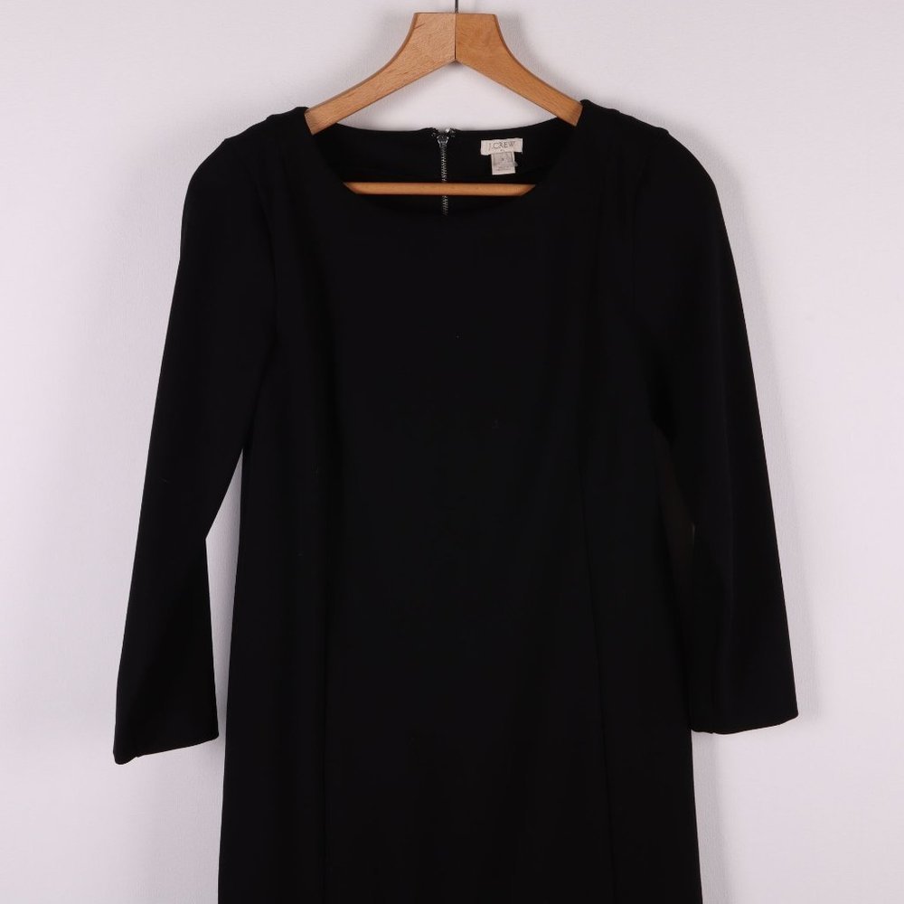 J.Crew Basic Sheath Dress Black - image 2